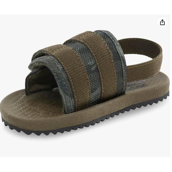 OshKosh B'Gosh Oliver Sandals Olive Army Green Toddler Size 10 NWT Strappy - Picture 12 of 12